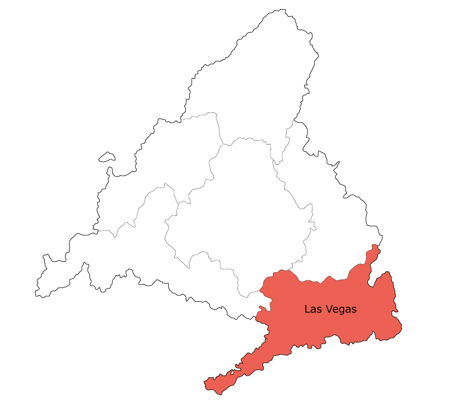 Mapa de la Comarca de las Vegas